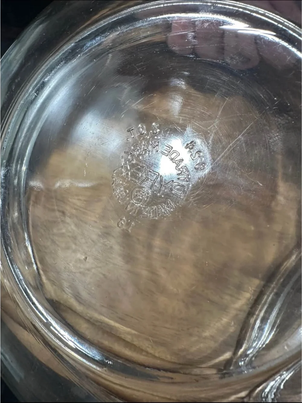 Clear Pyrex Glass Casserole Dish with Lid